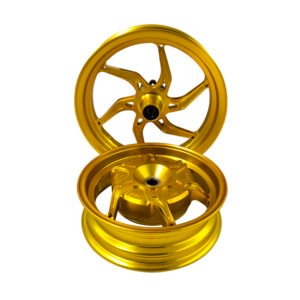 Lightweight motorcycle rim set