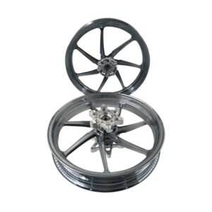 Dual sport motorcycle wheel