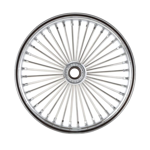 Chrome motorcycle wheel - Image 2