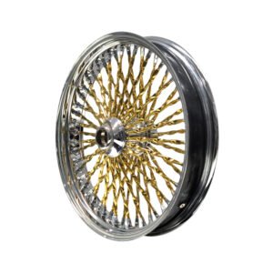 Tubeless motorcycle wheel