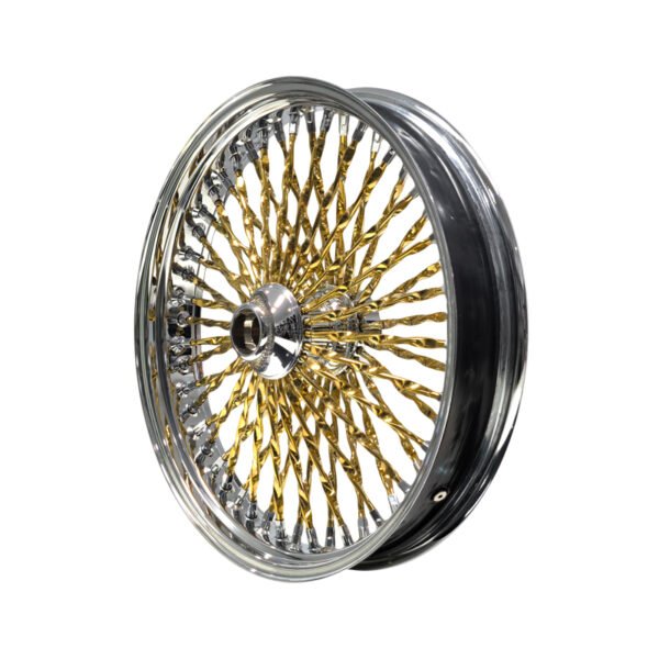 Tubeless motorcycle wheel