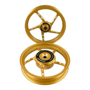 Vintage motorcycle wheel